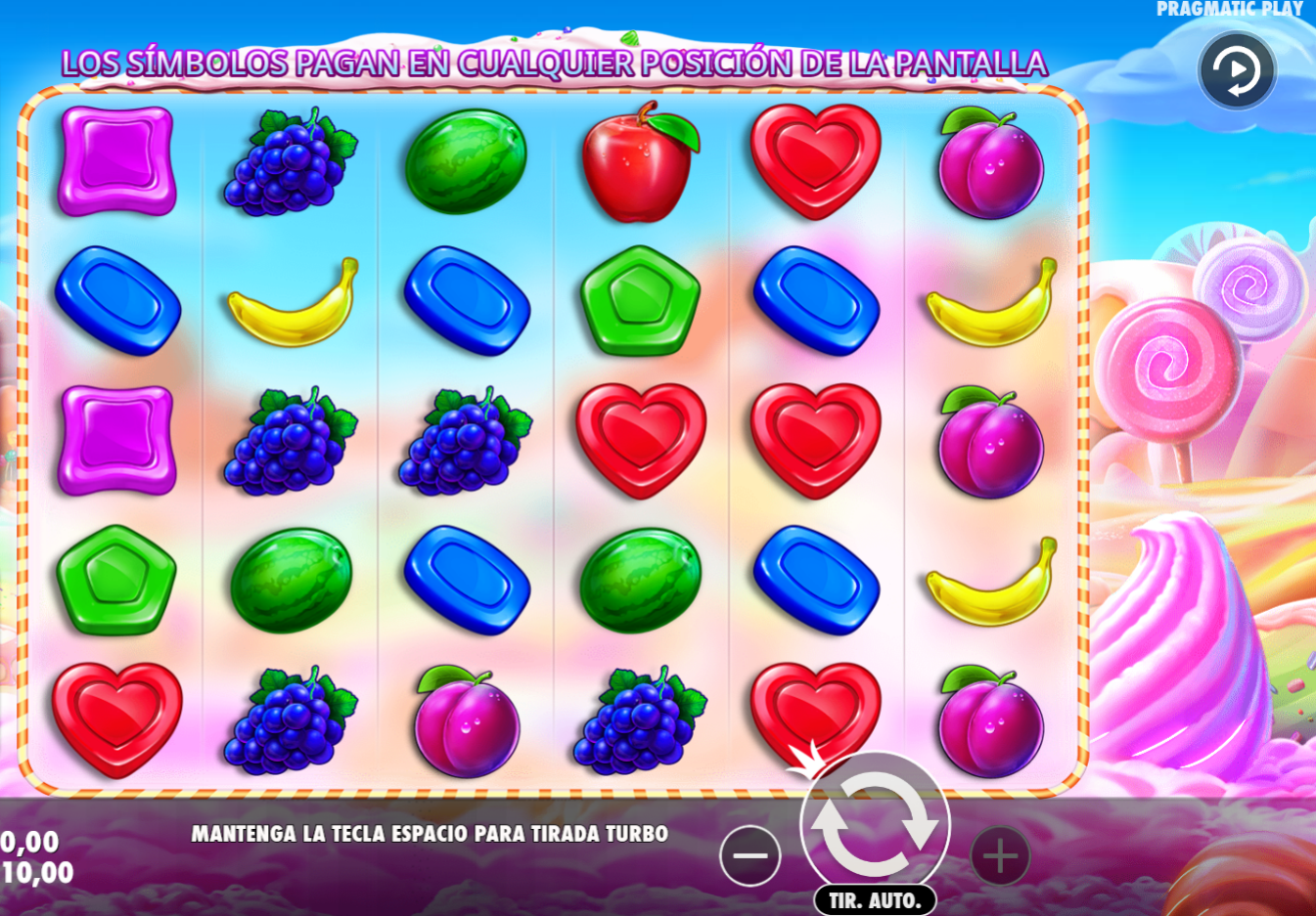 Jugabilidad De 1000 Sweet Bonanza